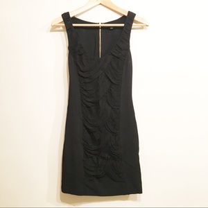 LBD | little black dress, body con with back zip